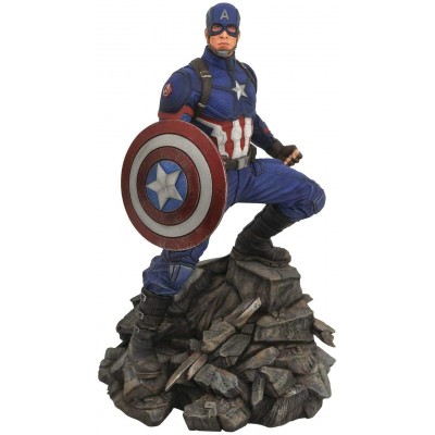 Статуетка Diamond Select Toys: Marvel Premiere Collection Avengers 4 - Captain America Resin Statue